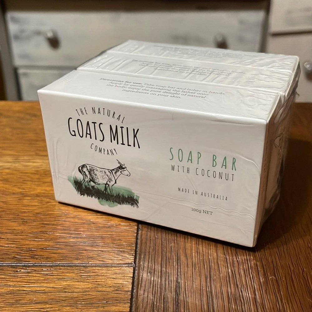 Brand new 3 pack of Goats Milk soap bars